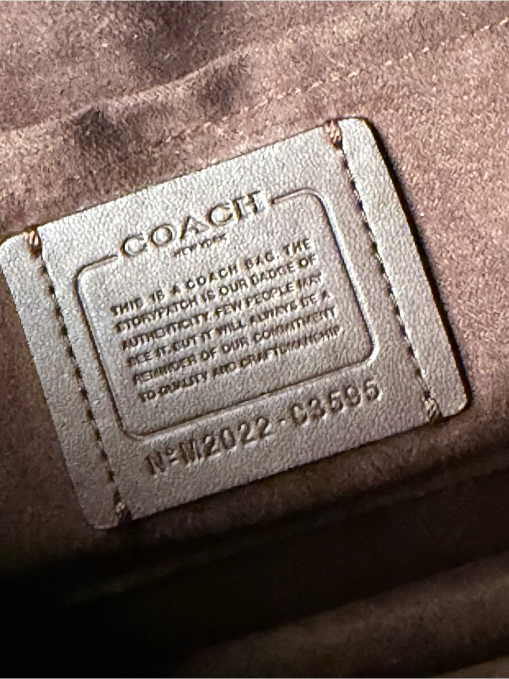 Coach Klare suede and leather Crossbody Bag - Picture 16 of 16